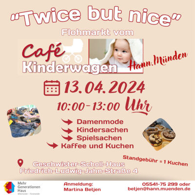 Kleidermarkt des Café Kinderwagen Hann. Münden