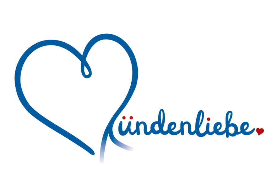 Das neue Logo zeigt ein Herz, dass in die drei Fl�sse Werra, Fulda und Weser �bergeht. Diese sind auch in der blauen Farbe des Logos zu finden. Das Wort �M�ndenliebe� soll den emotionalen Bezug zur Stadt erzeugen.