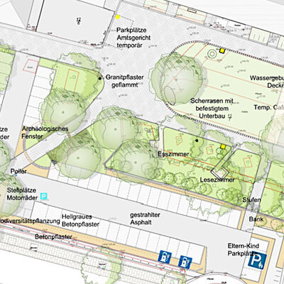 Ab 2027 m&ouml;chte die Stadt Hann. M&uuml;nden nach dem oberen auch den unteren Schlossplatz neu gestalten lassen.