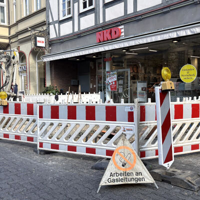  VHM beheben Gasleck in der Langen Stra&szlig;e
