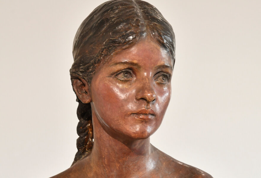 Mit der farbig gefassten Gipsplastik �Mariechen� setzte Eberlein der 1896 in M�nden geborenen Marie Schlichtholz, Tochter eines Tischlers, ein besonders Denkmal. War sie die Sch�ne, die zum 70. Geburtstag Eberleins 1917 auf der Eberburg einen Schleiertanz auff�hrte?