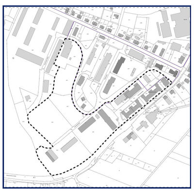 Lageplan zum Bebauungsplan Nr. 038/2 "Wohn- und Gewerbepark Fuldablick/2. Teilplan"