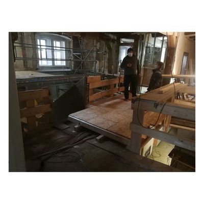 Sanierung Rathaus Hann. M&uuml;nden - 1. Bauabschnitt - Arbeiten im Bereich Treppenhaus und Fahrstuhl - Bild-A00055