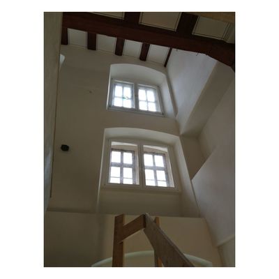 Sanierung Rathaus Hann. M&uuml;nden - 1. Bauabschnitt - Arbeiten im Bereich Treppenhaus und Fahrstuhl - Bild-A00090