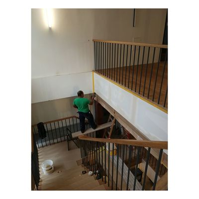 Sanierung Rathaus Hann. M&uuml;nden - 1. Bauabschnitt - Arbeiten im Bereich Treppenhaus und Fahrstuhl - Bild-A00118