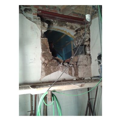 Sanierung Rathaus Hann. M&uuml;nden - 1. Bauabschnitt - Arbeiten im Bereich Treppenhaus und Fahrstuhl - Bild-B00002