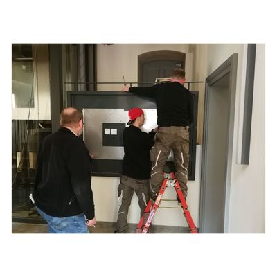 Sanierung Rathaus Hann. M&uuml;nden - 1. Bauabschnitt - Arbeiten im Bereich Treppenhaus und Fahrstuhl - Bild-B00005