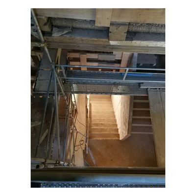 Sanierung Rathaus Hann. M&uuml;nden - 1. Bauabschnitt - Arbeiten im Bereich Treppenhaus und Fahrstuhl - Bild-A00059