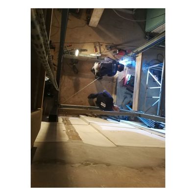 Sanierung Rathaus Hann. M&uuml;nden - 1. Bauabschnitt - Arbeiten im Bereich Treppenhaus und Fahrstuhl - Bild-B00056