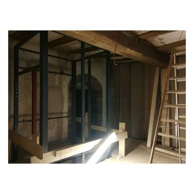 Sanierung Rathaus Hann. M&uuml;nden - 1. Bauabschnitt - Arbeiten im Bereich Treppenhaus und Fahrstuhl - Bild-B00058